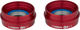 BB30 to MegaExo Ceramic Bottom Bracket - red/carbon 68 mm