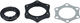 Adaptateur de Disque de Frein Center Lock en 6 trous - noir-argenté/universal