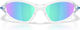 Oakley Lunettes de sport Portal Jacket - matte clear | prizm sapphire