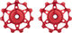 Galets de Dérailleur pour Shimano et Campagnolo - rouge/11 dents