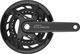 Shimano Juego de bielas CUES FC-U6000-2 con anillo protector de cadena - negro/175,0 mm