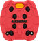 Look Set de 4 placas de pedales Activ Grip Trail - rojo