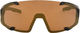 Lunettes de Sport Hawkeye S Q-Lite - black mat/Q-Lite bronce mirror