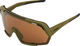 Lunettes de Sport Rocket Bold Q-Lite - olive mat/bronce mirror