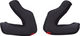 Fox Head Cheek Pads for Rampage Pro Carbon - black/40 mm