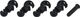 capgo OL Drehverbinder für 4-5 mm Außenhüllen & Di2 Kabel - schwarz