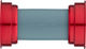 Eje de pedalier BB86 Pressfit 41 x 86,5 mm para bielas de carbono - rojo/ceramic