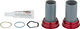 Eje de pedalier BB86 Pressfit 41 x 86,5 mm para bielas de carbono - rojo/ceramic