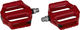 Shimano Pedales de plataforma PD-EF202 - rojo/universal