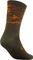 Seasonal Merino Wool Socken - trail green-camo/40-42