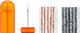 bc basic Set de reparación de cubiertas Tubeless - naranja/universal