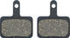 GALFER Plaquettes de Frein Disc Road pour Shimano - semi-métallique - acier/SH-002