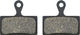 GALFER Plaquettes de Frein Disc Road pour Shimano - semi-métallique - acier/SH-008