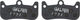 GALFER Disc Standard Brake Pads for Formula - semi-metallic - steel/FO-004