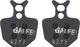 GALFER Disc Standard Brake Pads for Formula - semi-metallic - steel/FO-001