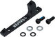 GALFER Disc Brake Adapter for 180 mm Brake Rotors - black/PM 6" to PM +20 mm