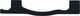 Scheibenbremsadapter für 223 mm Bremsscheibe - black/PM 7" auf PM +43 mm