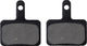absoluteBLACK Plaquettes de Frein GRAPHENpads Disc pour Shimano - organique - aluminium/SH-002