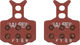 Plaquettes de Frein Disc Advanced pour Formula - semi-métallique - acier/FO-002