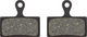 Plaquettes de Frein Disc Advanced pour Shimano - semi-métallique - acier/SH-008