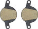 Bremsbeläge Disc STANDARD für Magura - organisch - Stahl/MA-001