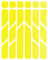 Set de Réflecteurs re:flex - yellow/universal