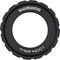 Shimano Disque de Frein RT-EM600 Center Lock Denture Externe pour STEPS - argenté-noir/180 mm