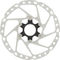 SM-RT64 Center Lock Brake Rotor for Deore w/ Magnet + Internal Teeth - silver-black/180 mm