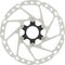 Shimano SM-RT64 Center Lock Brake Rotor for Deore w/ Magnet + Internal Teeth - silver-black/180 mm