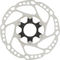 SM-RT64 Center Lock Brake Rotor for Deore w/ Magnet + Internal Teeth - silver-black/160 mm