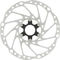 SM-RT64 Center Lock Brake Rotor for Deore w/ Magnet + Internal Teeth - silver-black/203 mm