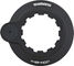 Shimano SM-RT64 Center Lock Brake Rotor for Deore w/ Magnet + Internal Teeth - silver-black/203 mm