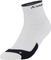 VAUDE Chaussettes Bike Socks Short - blanc/42-44