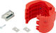 Cortador de tubos de plástico BiX y casquillos de sellado - rojo-azul/universal