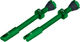 Set de 2 válvulas Chris King Edition MK2 Tubeless - emerald/SV 60 mm