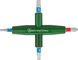 Abbey Bike Tools 4-Way Multi-tool - green/2.5 mm, 4 mm, 5 mm, PH2