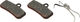 Disc Advanced Brake Pads for Tektro - semi-metallic - steel/TE-002