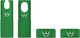 Set de piezas de repuesto de válvulas Chris King Edition MK2 Tubeless - emerald/universal