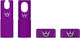 Peatys Chris King Edition MK2 Tubeless Ventil Ersatzteil-Set - violet/universal