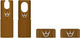 Set de piezas de repuesto de válvulas Chris King Edition MK2 Tubeless - bourbon/universal
