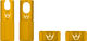 Set de piezas de repuesto de válvulas Chris King Edition MK2 Tubeless - gold/universal