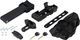 Bordo 6000K Faltschloss mit SH SF Sattelhalter und Raincap - black/90 cm