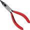 Knipex Alicate de punta redonda con filo de corte - rojo/130 mm