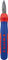 Knipex Alicates de corte diagonal - rojo-azul/125 mm
