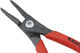 Knipex Alicates de precisión para arandelas de bloqueo exteriores - rojo/3-10 mm