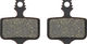 Plaquettes de Frein Disc Advanced pour SRAM/Avid - semi-métallique - acier/SR-006