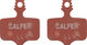 Plaquettes de Frein Disc Advanced pour SRAM/Avid - semi-métallique - acier/SR-006