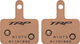 TRP Brake Pads A10TS for Hylex RS / Spyre / Spyke / HY-RD / Parabox 2012 - sintered - steel/A10TS