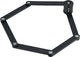 Keeper 510 Faltschloss - schwarz/100 cm