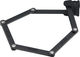Bordo 6000K Faltschloss mit SH Halter - black/90 cm
